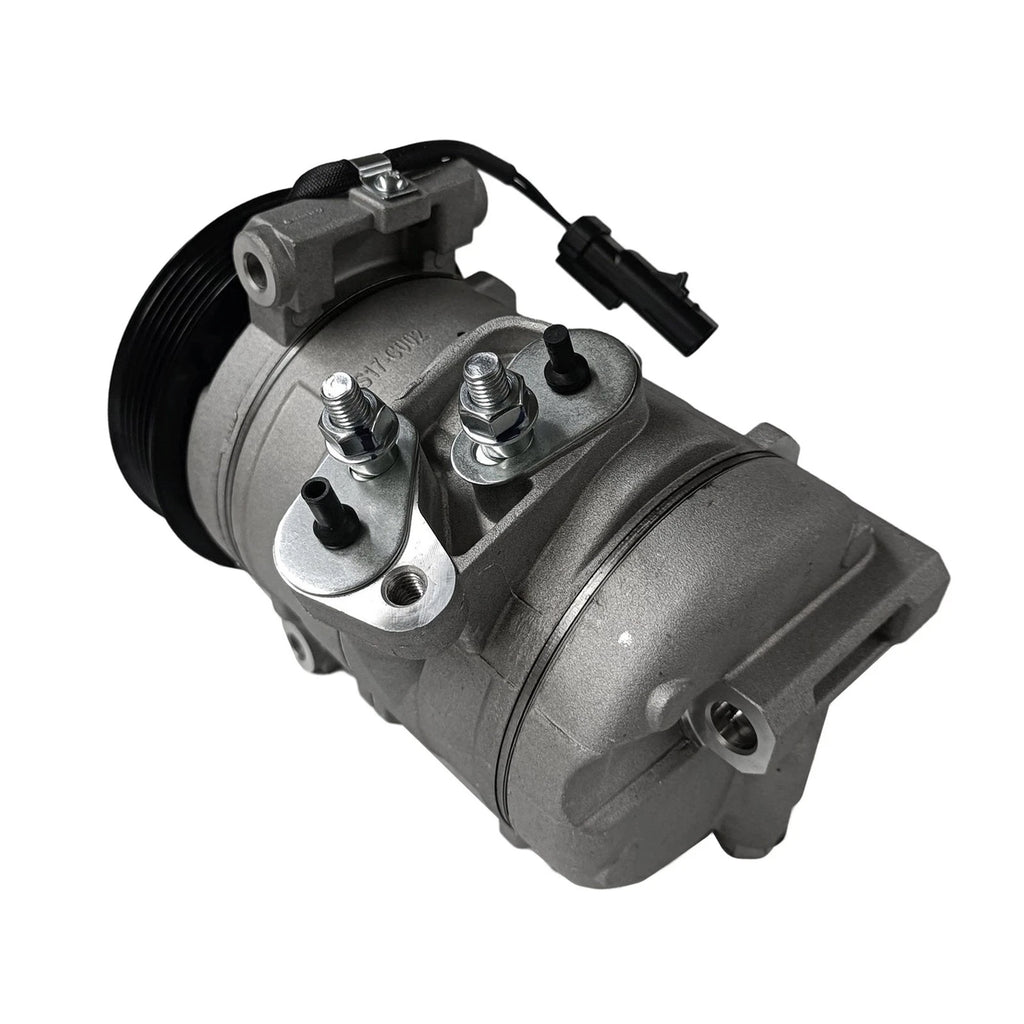 AC Compressor with 6-Groove Pulley and Clutch for Jeep JK Wrangler (2007–2011) CO11147JC