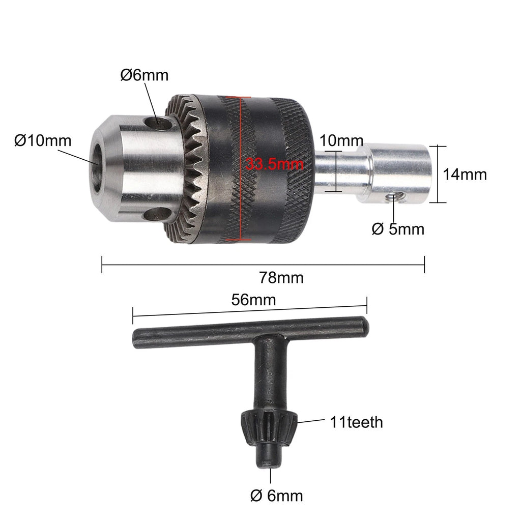 Metal Drill Chuck Interface for Grinding Machines (Compact)