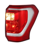 Chrome Housing Red Lens Tail Light for Ford Expedition (2018–2021)