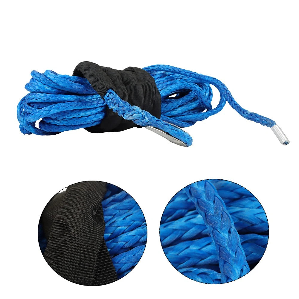 12000lbs Synthetic Winch Rope Recovery Cable for ATV (5/16"x50')