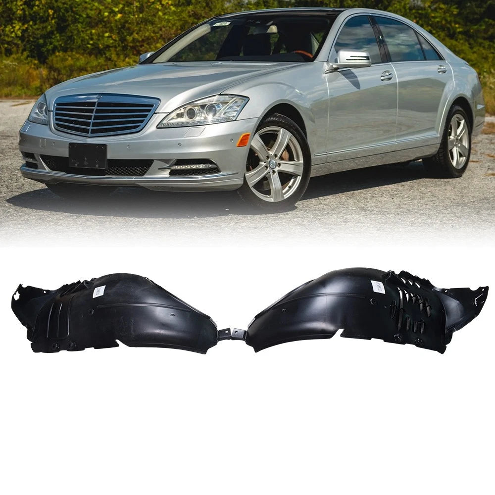 Set of 2 Inner Fender Liners for Mercedes-Benz S550 (2007–2011)