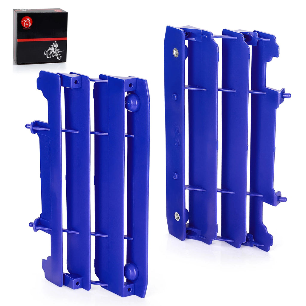 Pair Blue Radiator Guard Louver for Yamaha YZ125 YZ250 (2015–2023)