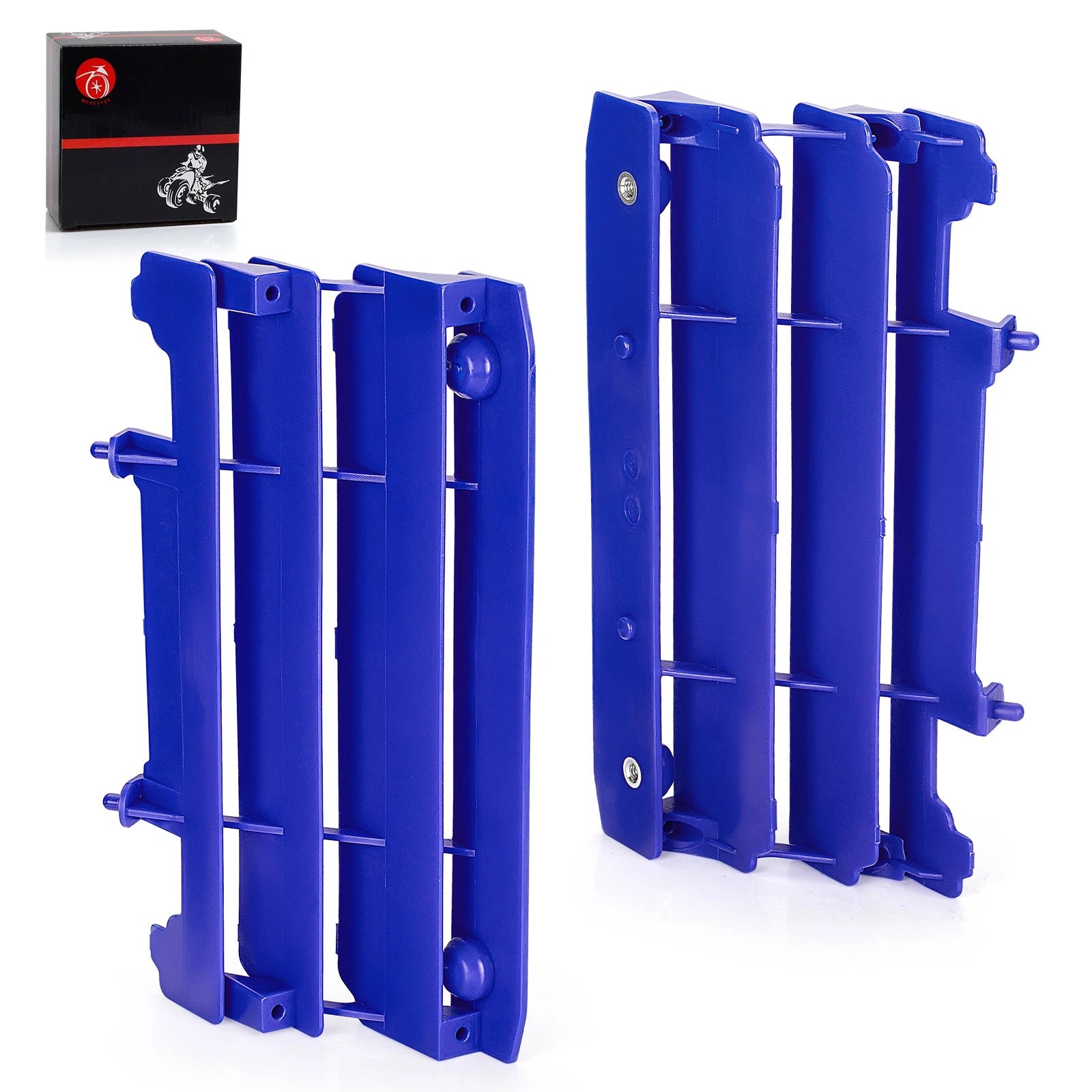 Pair Blue Radiator Guard Louver for Yamaha YZ125 YZ250 (2015–2023)