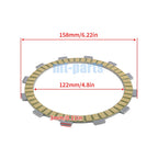 Clutch Friction Plate Kit for Kawasaki KLE400/KLE500 (1991–2007) 13088-1013