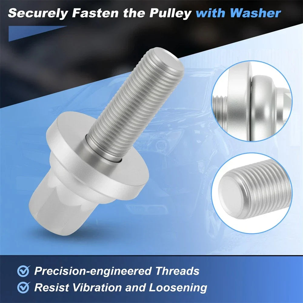 Crankshaft Pulley Bolt for Honda Civic, Accord, Element, Acura ILX, RSX (2001-2023)