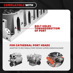LS Cathedral Port to Rectangle Port Intake Manifold Adapters
