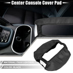 Center Console Cover Pad for Chevy Silverado 1500 1500HD (2007–2014) Black