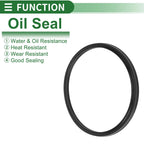 Set of 5 Oil Seal Rotary Shaft Seal NBR Rubber 110x120x6mm