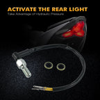 Hydraulic Pressure Brake Light Switch Banjo M10x1.25 for Motorcycle