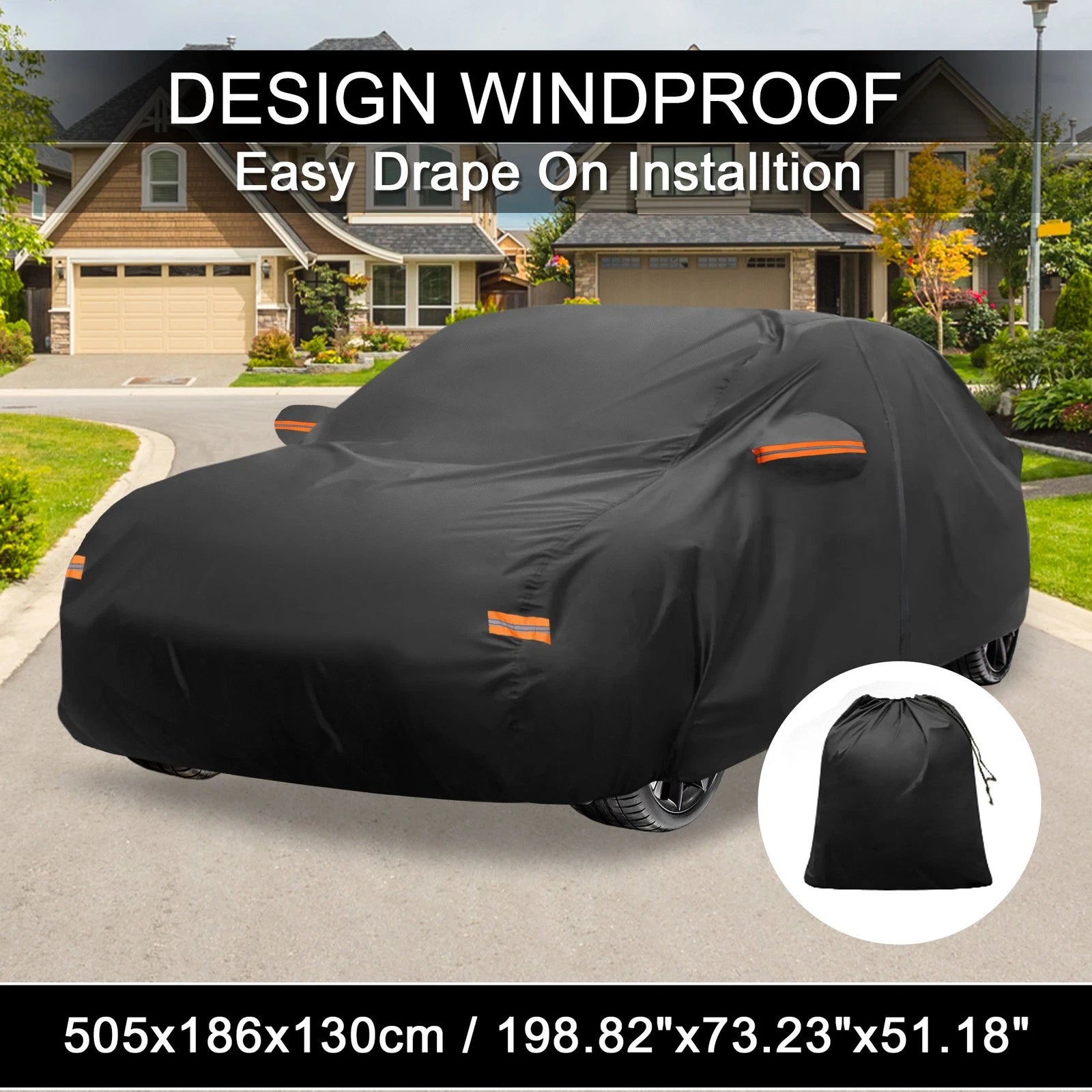 Waterproof 210D-PU Car Cover for Lexus ES Sedan (2013–2021)