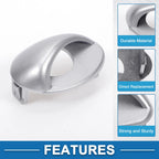 Bumper Headlight Washer Nozzle Cover Cap for BMW M3 (2008–2013) Silver Tone