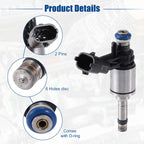 Set of 4 Fuel Injector Nozzles 12636111 for Buick Regal 2.0L (2011–2013)