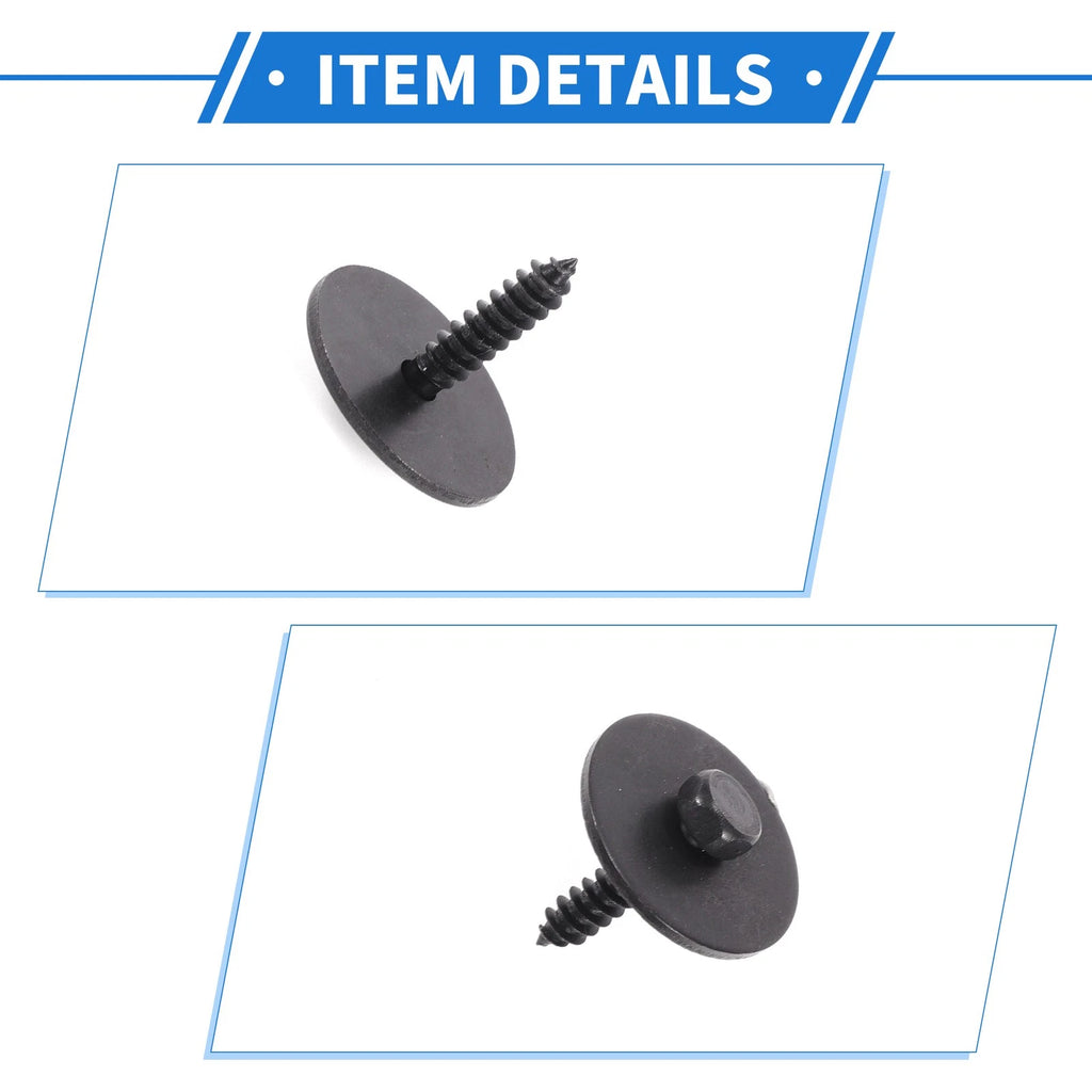 Set of 10 Fender Liner Splash Shield Bumper Cover Screws for Mercedes-Benz 500 SEC (1980–1993)