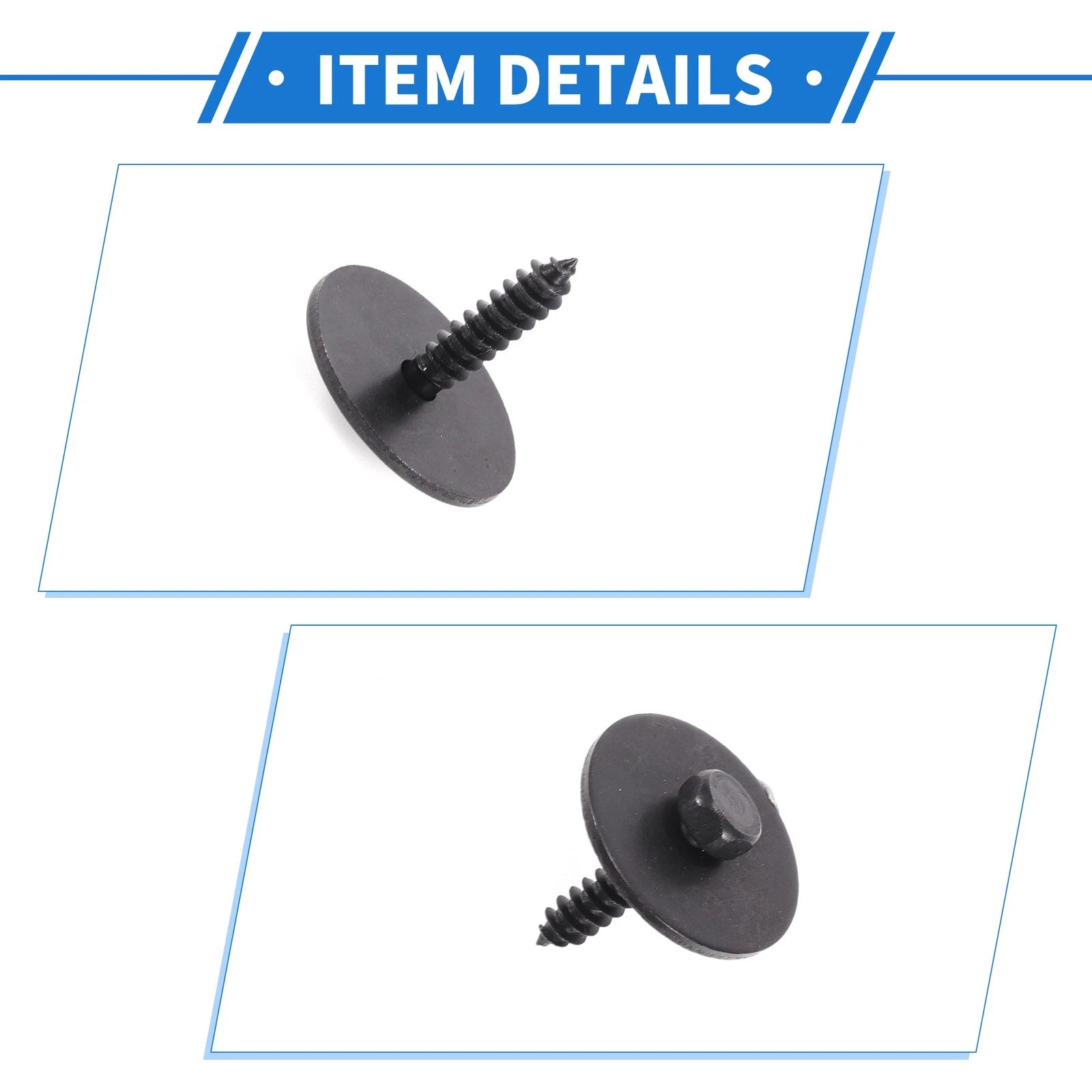 Set of 10 Fender Liner Splash Shield Bumper Cover Screws for Mercedes-Benz 500 SEC (1980–1993)