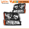 Headlight Assembly Pair for Chevy Avalanche (2003–2006)