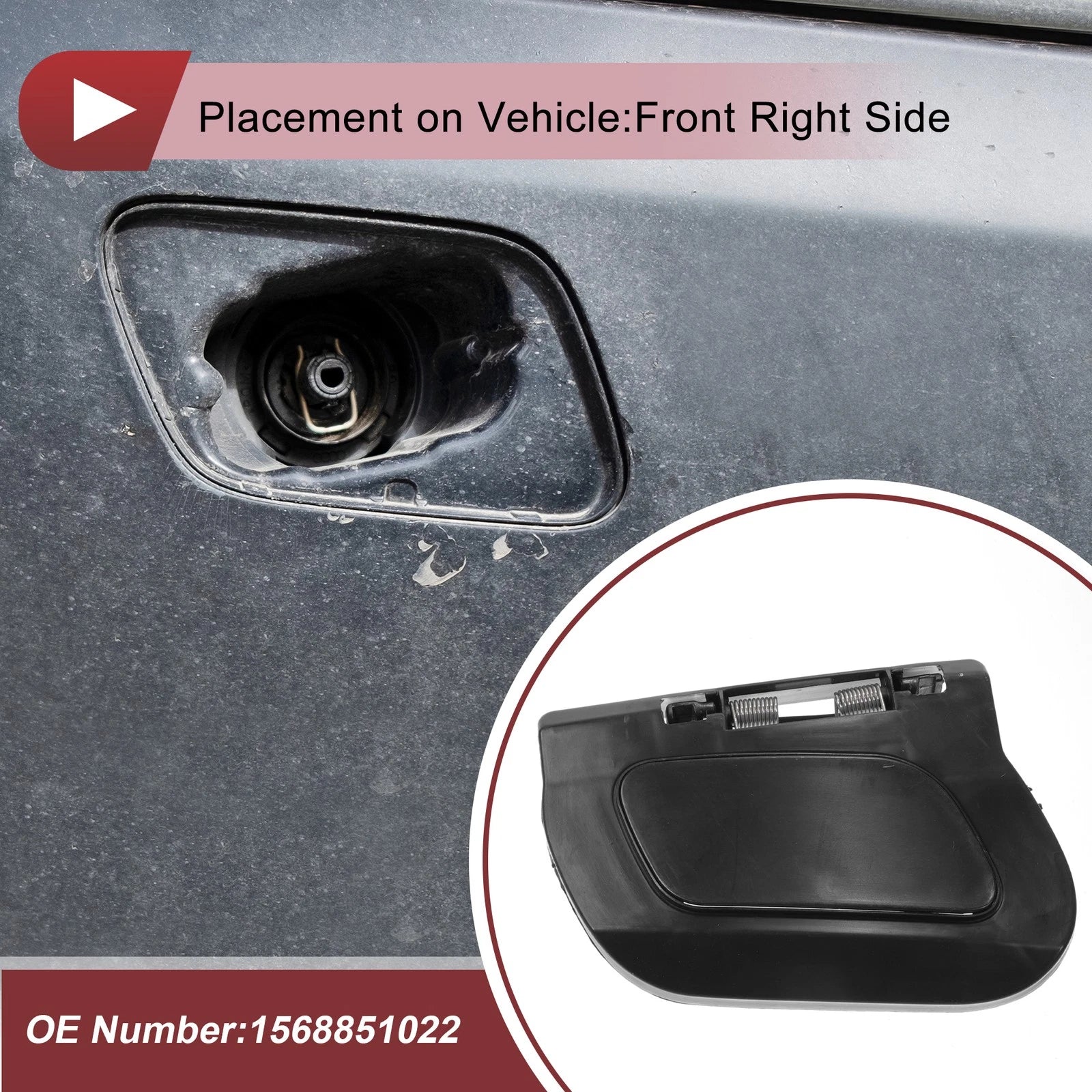 Washer Nozzle Cover Cap for Mercedes-Benz GLA45 AMG (2015–2019)