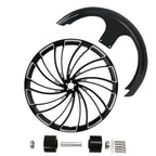 26" Front Wheel Rim for Harley Road Glide (2008–2024) Dual Disc Hub Fender