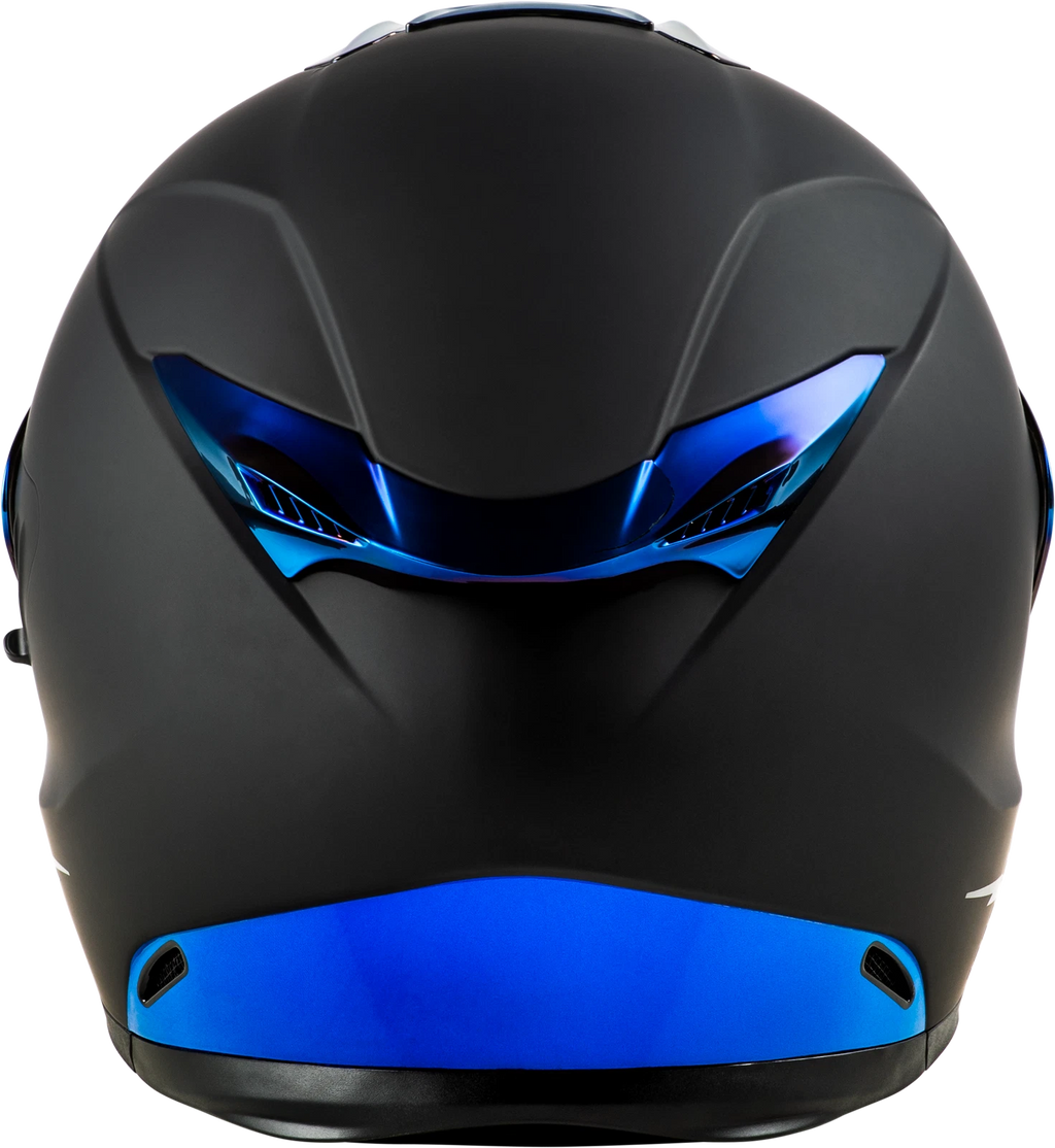 FLY RACING Sentinel Recon Helmet X-Large Matte Black/Blue Chrome (2020–2024)
