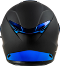 FLY RACING Sentinel Recon Helmet X-Large Matte Black/Blue Chrome (2020–2024)