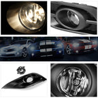 Left Driver Side Headlight Lamp for Honda Pilot (2009–2011) Chrome/Amber