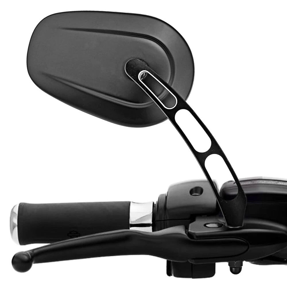 Tear Drop Rear View Mirrors for Harley Cruiser Bobber Chopper Softail