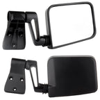 Set of 2 Manual Black Door Mirrors for Jeep Wrangler (1987–2002)