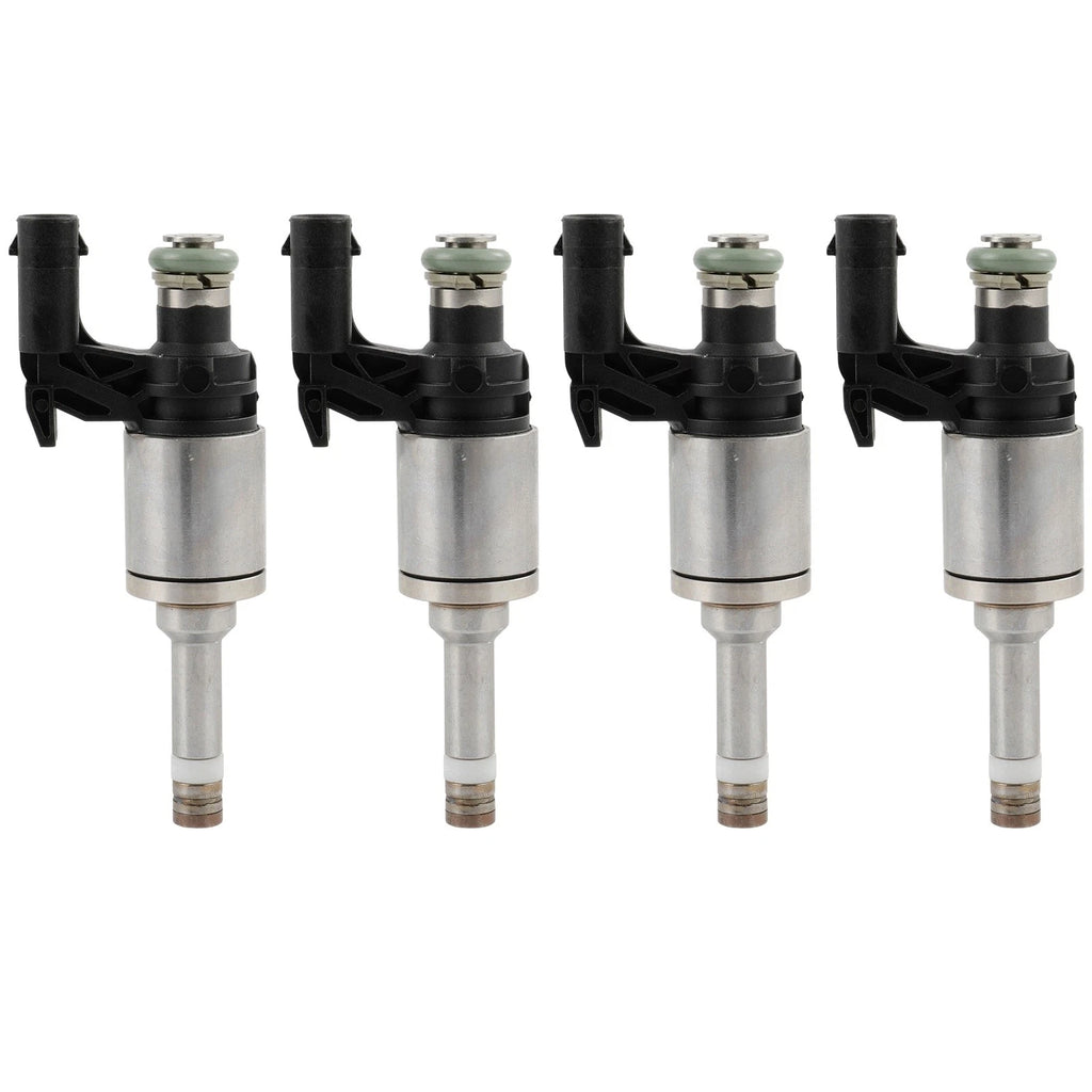 Set of 4 Fuel Injectors for Volkswagen Jetta, Audi A1, Seat Ibiza, Toledo