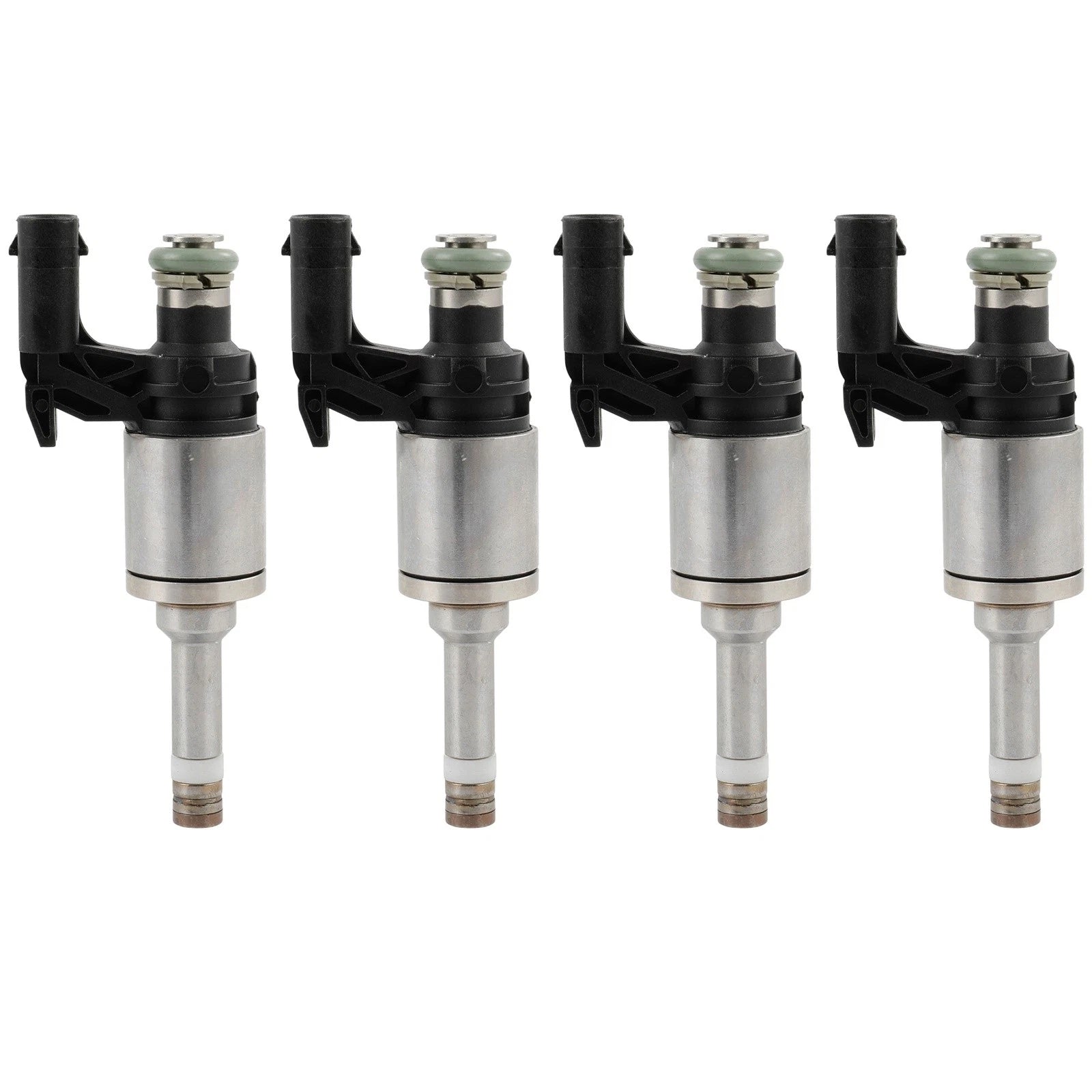 Set of 4 Fuel Injectors for Volkswagen Jetta, Audi A1, Seat Ibiza, Toledo