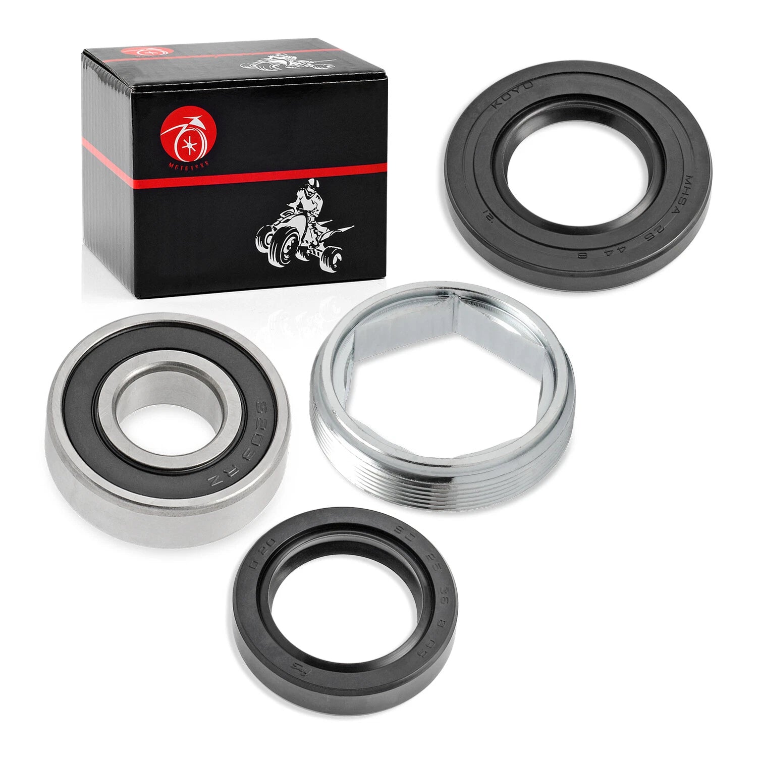 Lower Steering Stem Bearing Seal Kit for Yamaha Banshee Raptor Big Bear 350 (1997–2006)