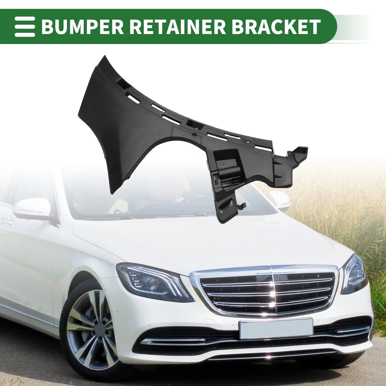 1pc Left Front Bumper Retainer Bracket No.A2538850765 for Mercedes Benz GLC300 (2016–2023)
