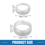 AC Radio Switch Knob Cover Decals for Dodge Durango (2014-2020) - Set of 3