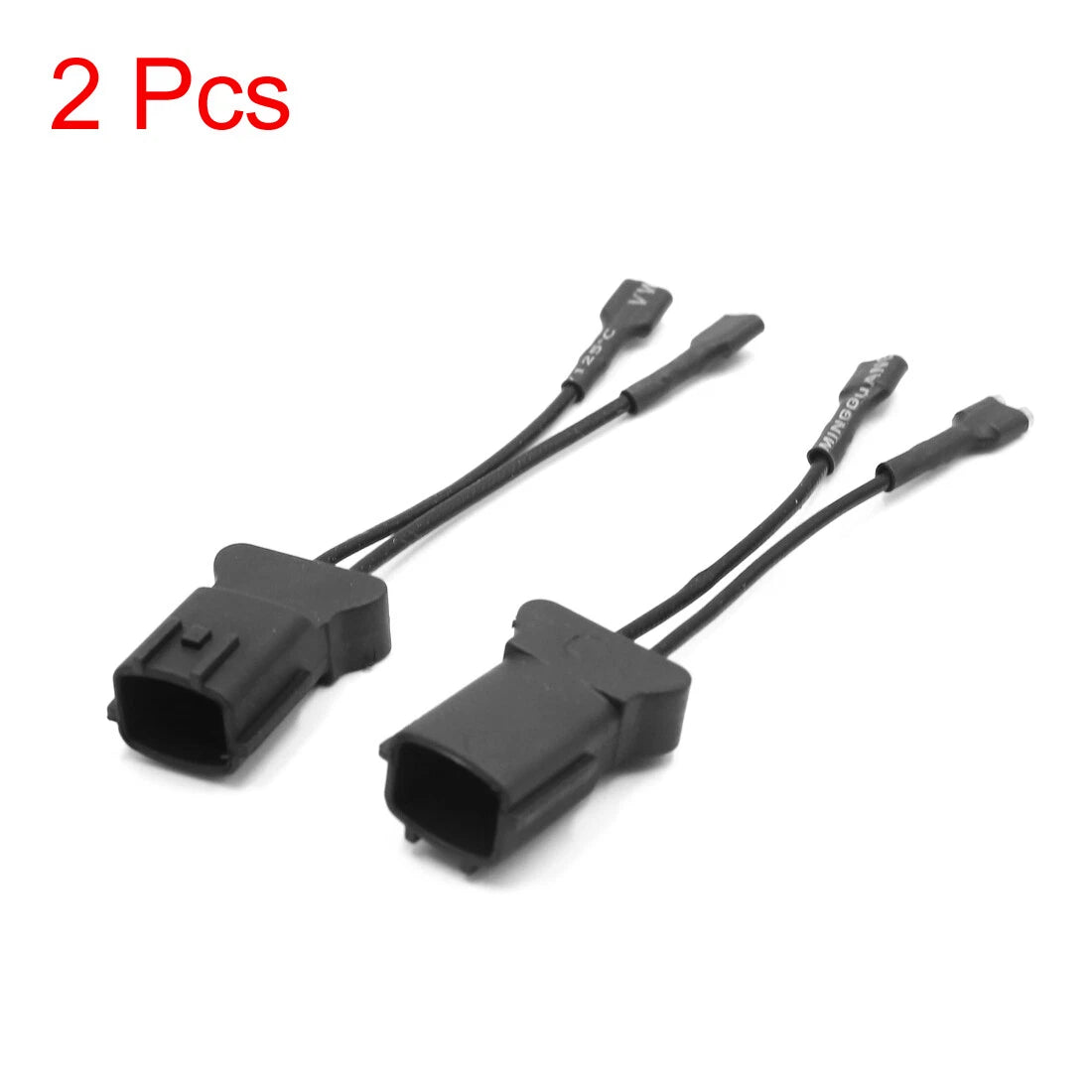 2X Plastic Car Horn Speaker Adapter Wiring Harness for Hyundai 