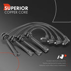 Set of 4 Spark Plug Wires for Kia Rio (2001–2005)