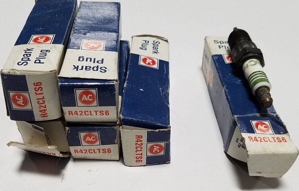 Set of 6 AC Delco Spark Plugs R42CLTS6 for