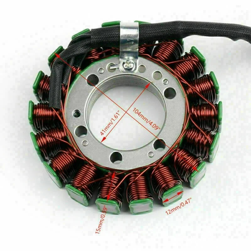 Stator Coil for Kawasaki ER-6F EX650 ZX636 Ninja ZX6R KEL650 Versys 650 (2005–2019)