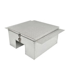 Diamond Tread Aluminum In-Frame Tool Box for Trucks (22"x24"x12")