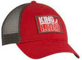 King of The Load Trucker Patch Cap for Mack Trucks (Red/Black Mesh)