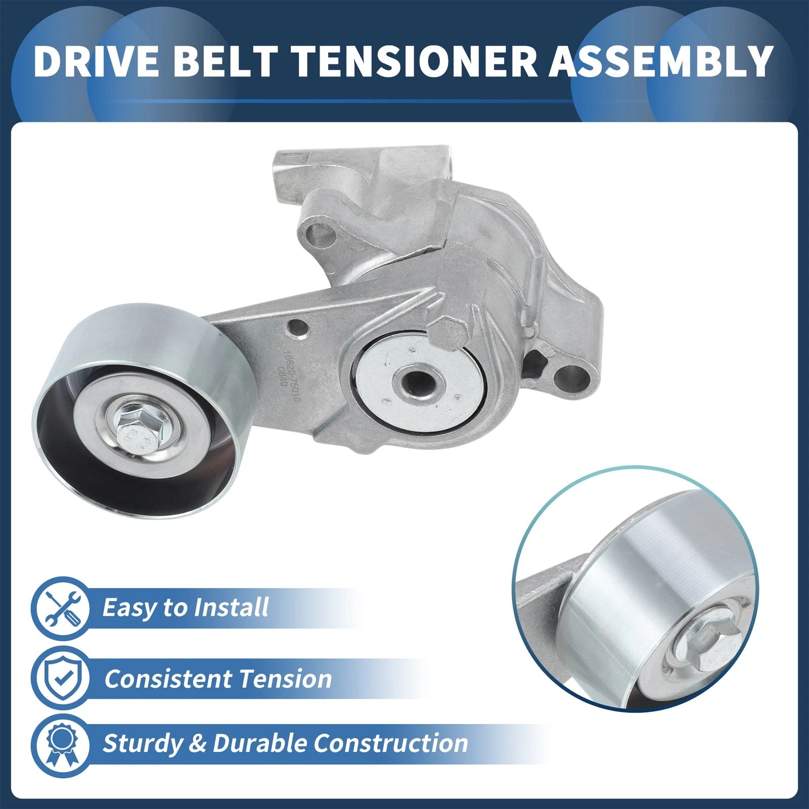 Belt Tensioner for Toyota Tacoma Hilux (2005–2006) No. 1662075010 Metal
