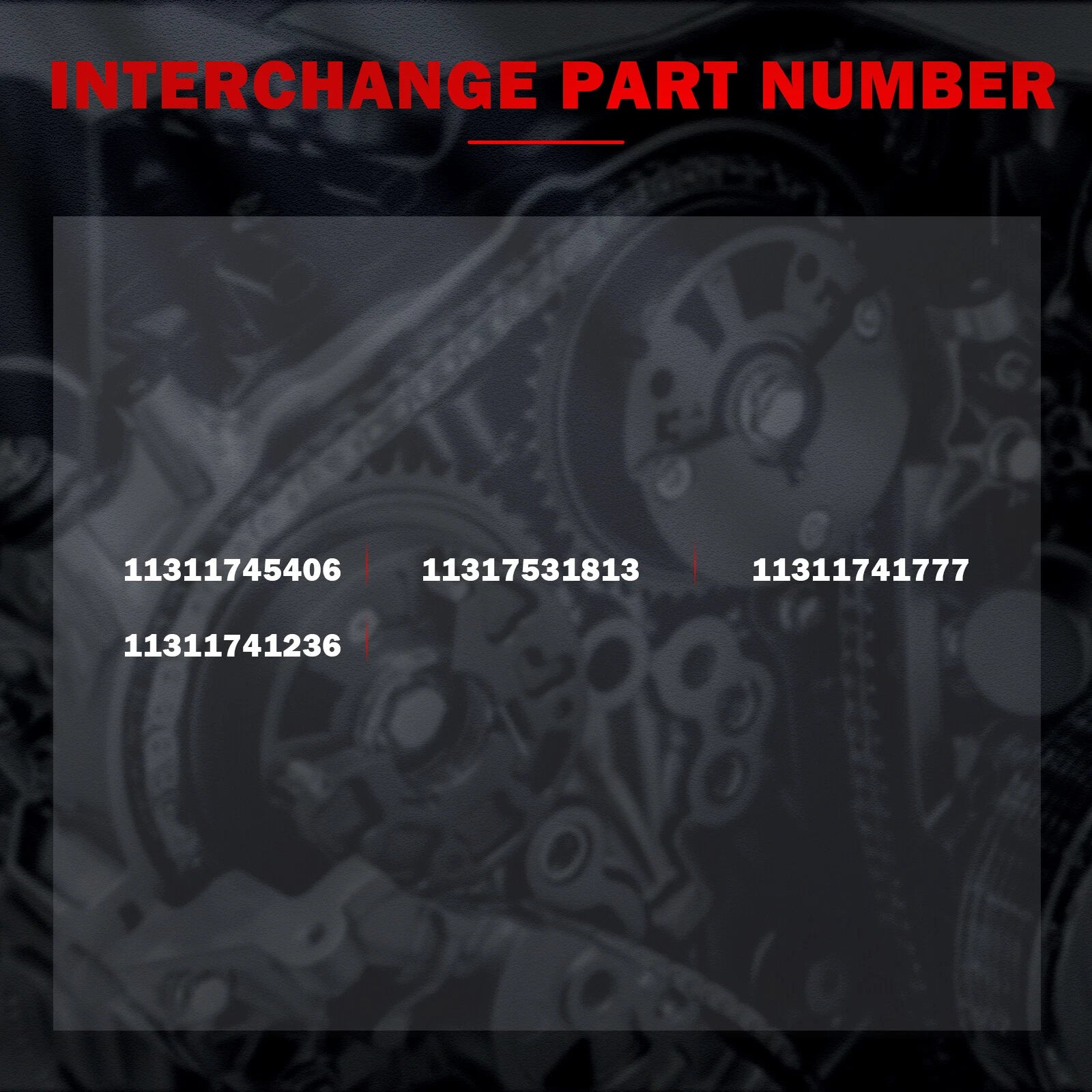 Timing Chain Guide Rail Set for BMW 540i E39 (1998-2003)