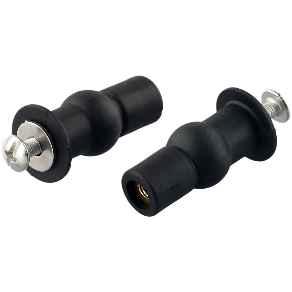 Rubber Toilet Seat Screws Hinges Fixings for WC Blind Hole Parts