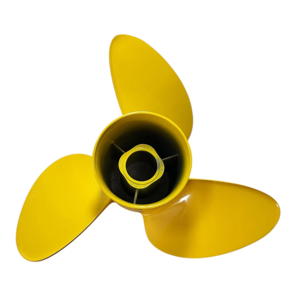 3X 14 3/4 x 16 RH Yellow SS Propeller for Evinrude Johnson (763912)