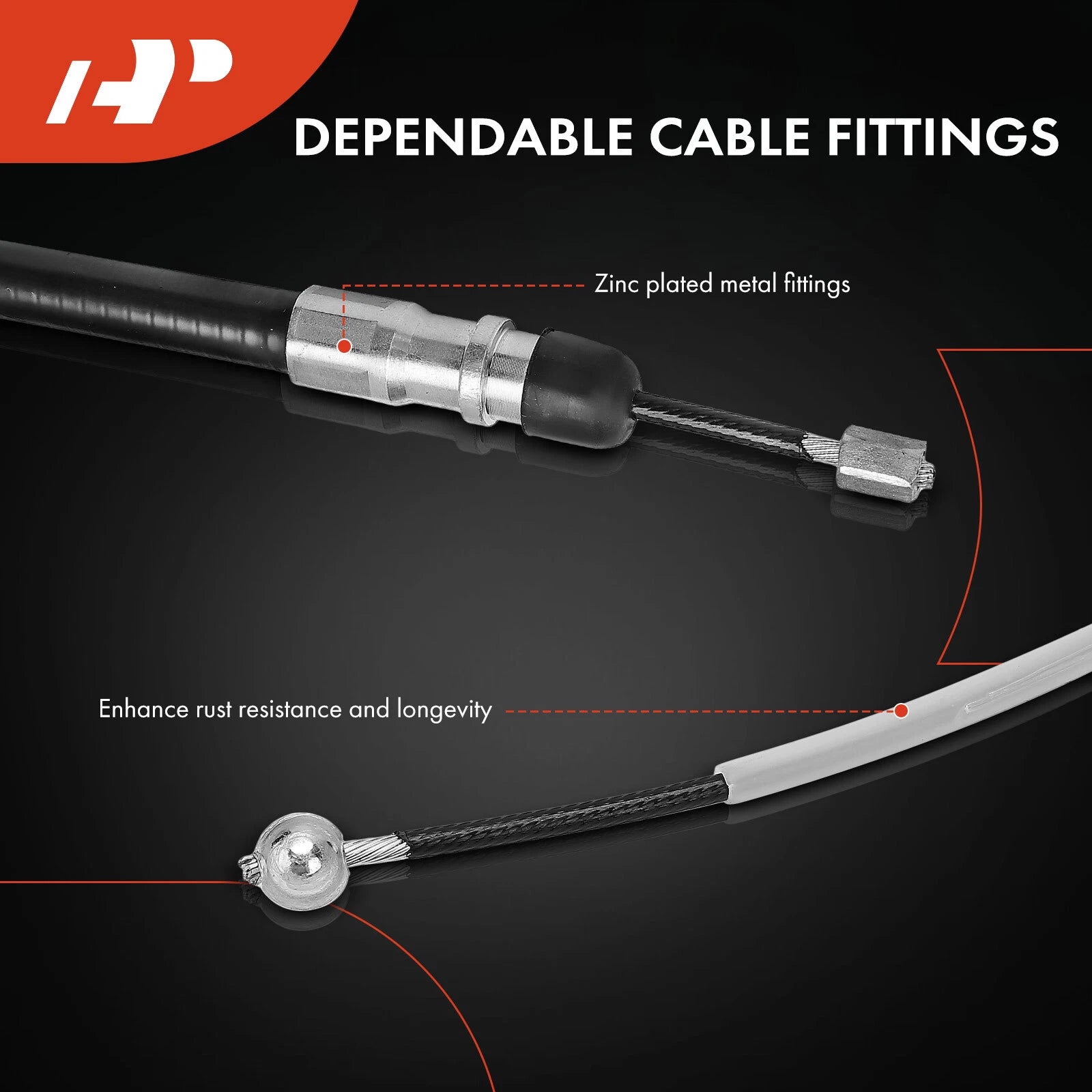 Rear Right Parking Brake Cable for BMW X3 (2004-2010)