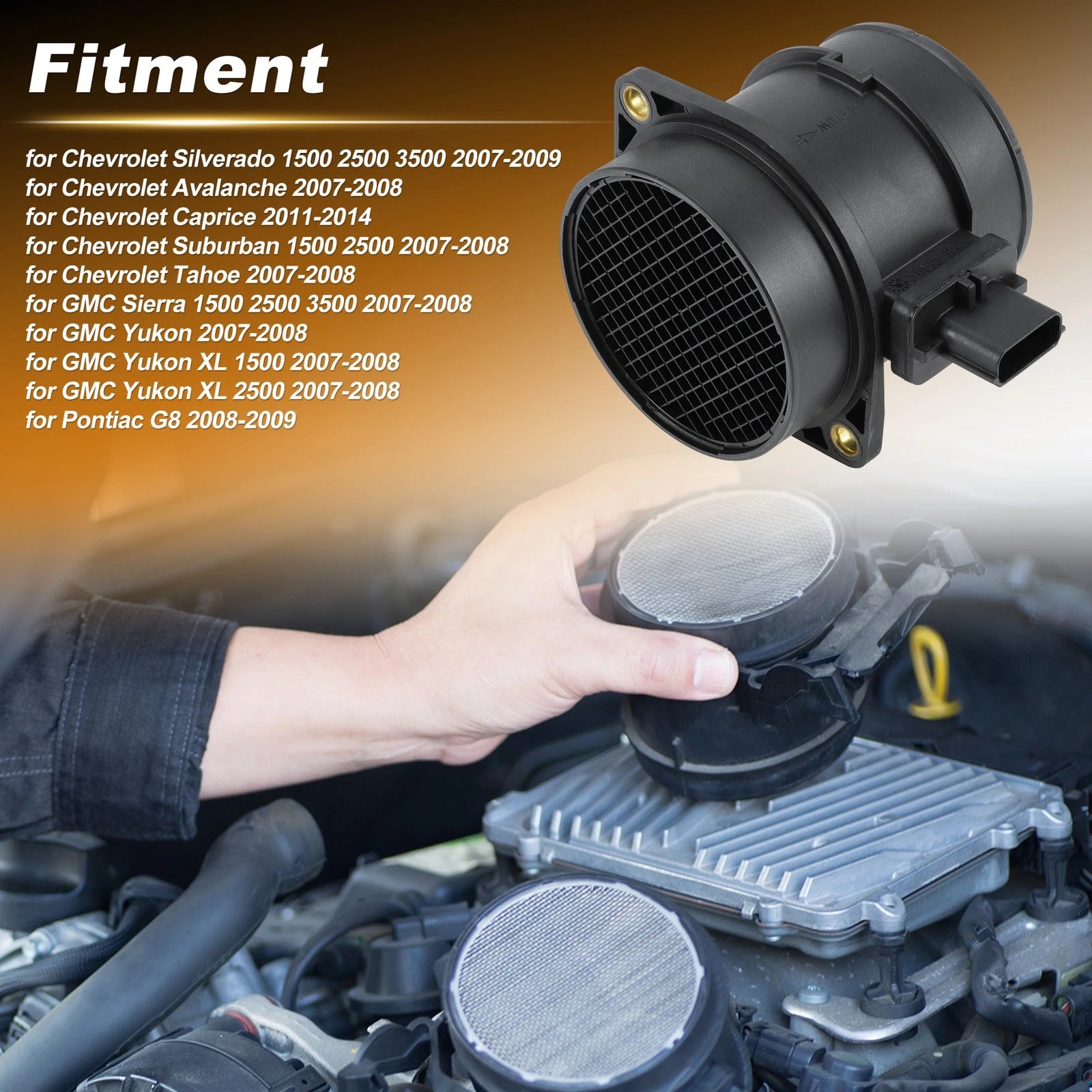MAF Mass Air Flow Sensor for Chevrolet Silverado (2007–2008) 2451149