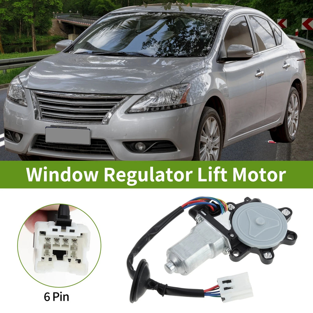 Front Left Power Window Regulator Lift Motor for Nissan Altima (2002–2006)