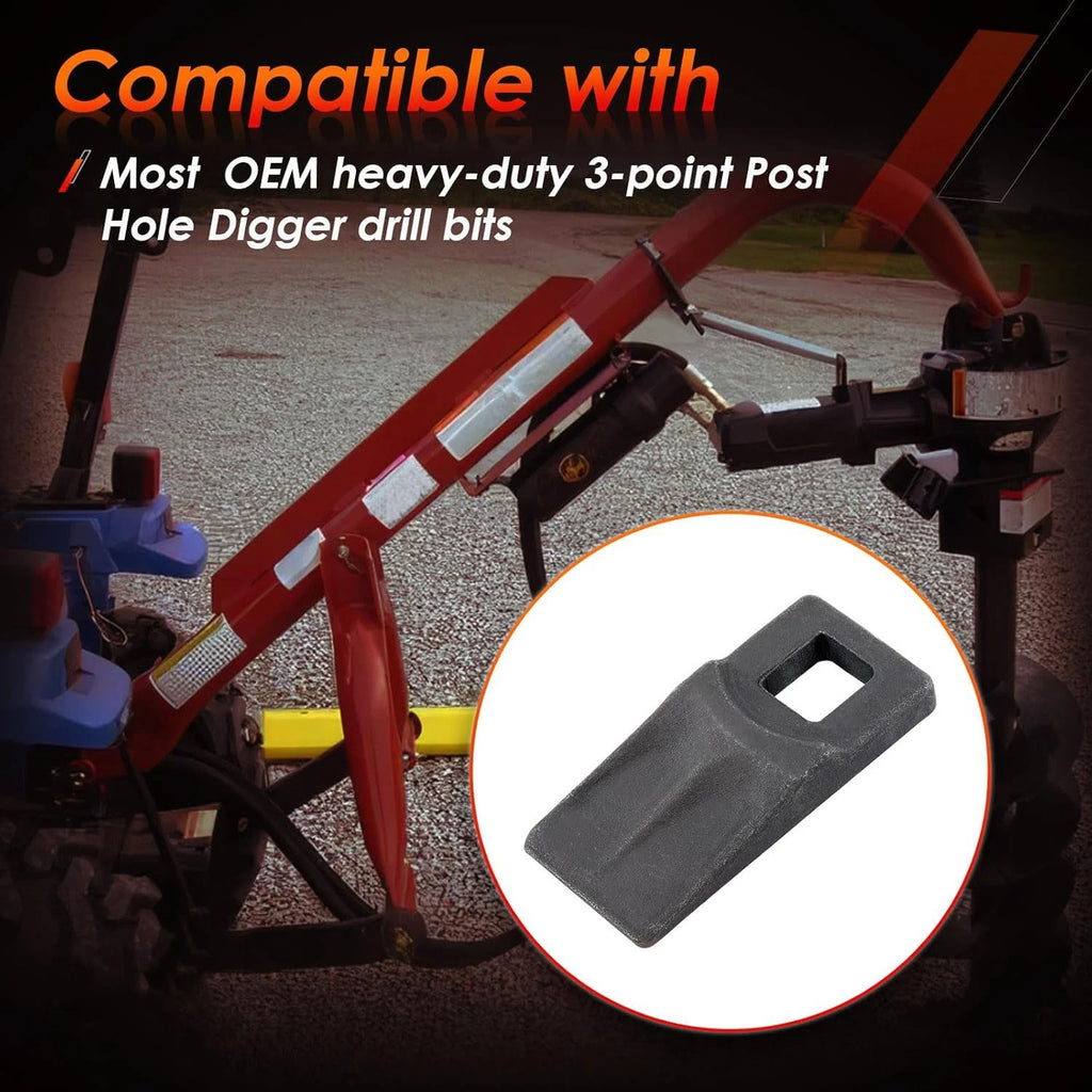 3 Point Auger Cutting Edge for Heavy Duty Post Hole Digger Augers
