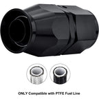 PTFE Swivel Oil Hose End Fitting Straight AN8 for Universal