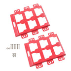 Set of 2 Tool Box Mounting Plates for Tool Storage (50 lbs Capacity)