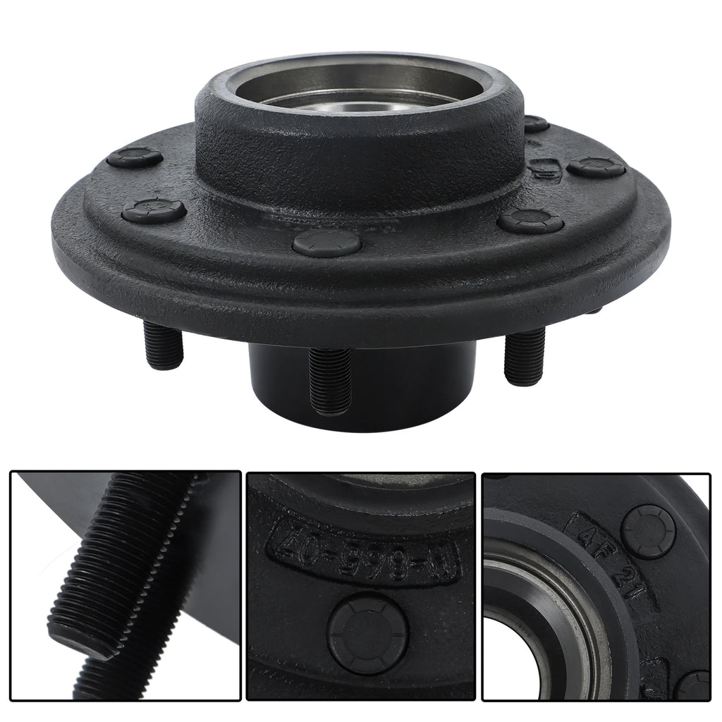 Set of 2 Trailer Hub Kits for 7000lbs Spindle (8 on 6.5")