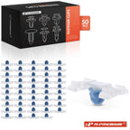 50Pcs Nylon Moulding Retainer Clips with Rubber Boot for BMW E36 (1992–1999)
