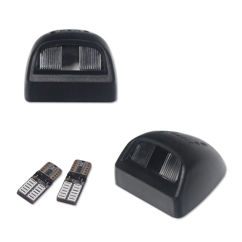 2X 12-SMD Blue LED Bulbs for Chevy Silverado License Plate Lamp